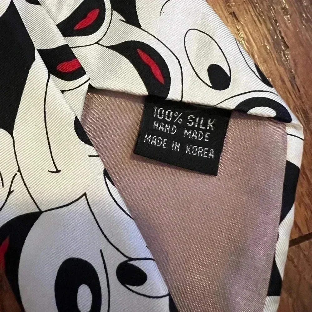 Balanchine Mickey Mouse Tie 100% Silk